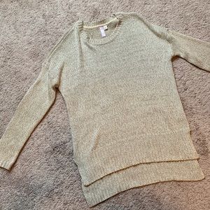 Cream colored sweater